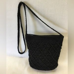 Kathie Lee Light Weight Black Shoulder Bag
